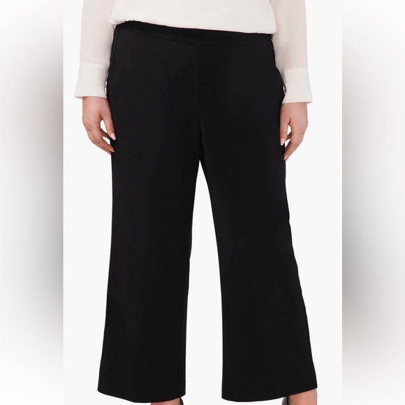 Halogen Nordstrom Brand size 1X black wide leg slacks - Picture 1 of 7